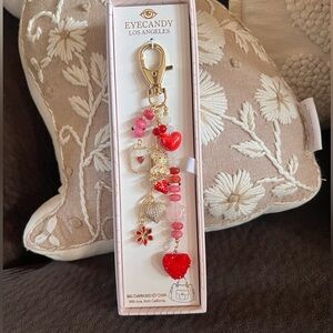 Eye candy bag charm keychain